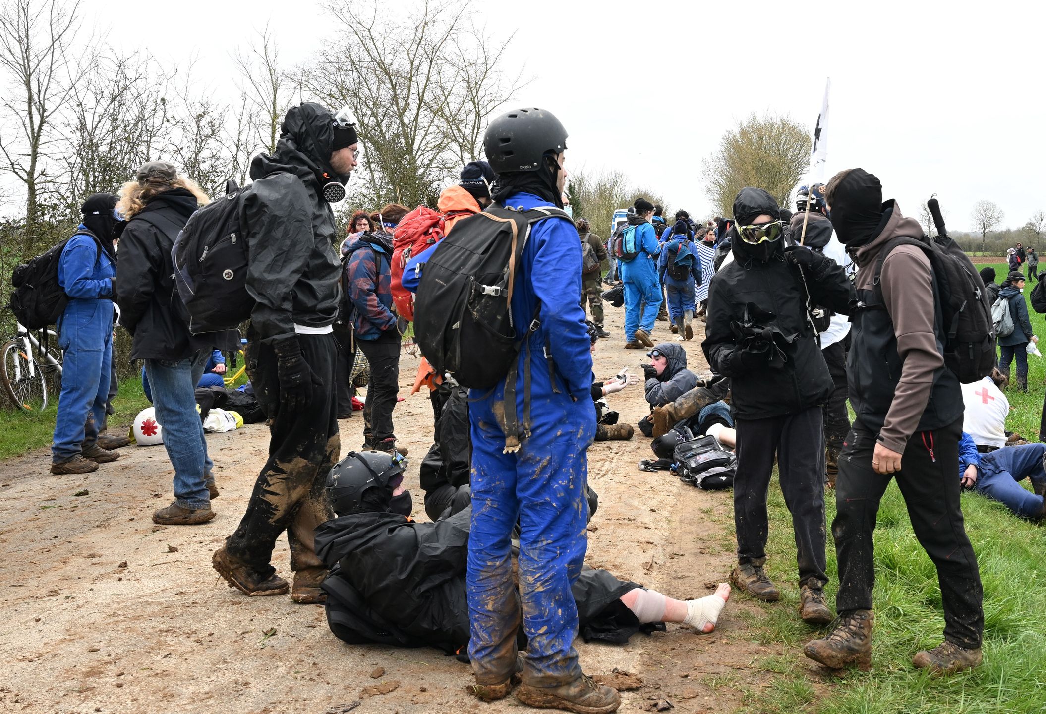 Protest w Sainte-Soline we Francji, 25.03.2023 r.