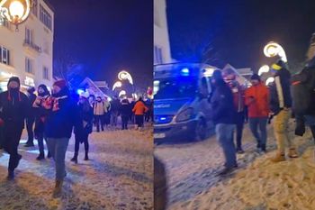 Pokazali, co działo się na Krupówkach. Dantejskie sceny po skokach narciarskich