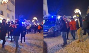 Pokazali, co działo się na Krupówkach. Dantejskie sceny po skokach narciarskich