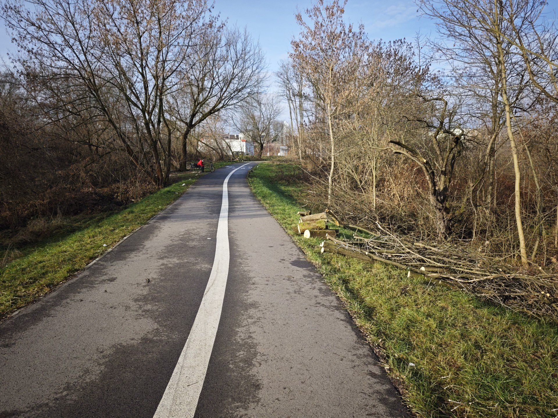 Na istniejącym odcinku Chechłostrady w Chrzanowie trwają prace