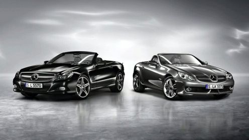 Mercedes-Benz SL Night Edition i SLK Grand Edition