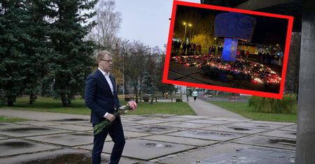 Skandal na Łotwie. Zamieszki i śpiewy "na cześć wojny"