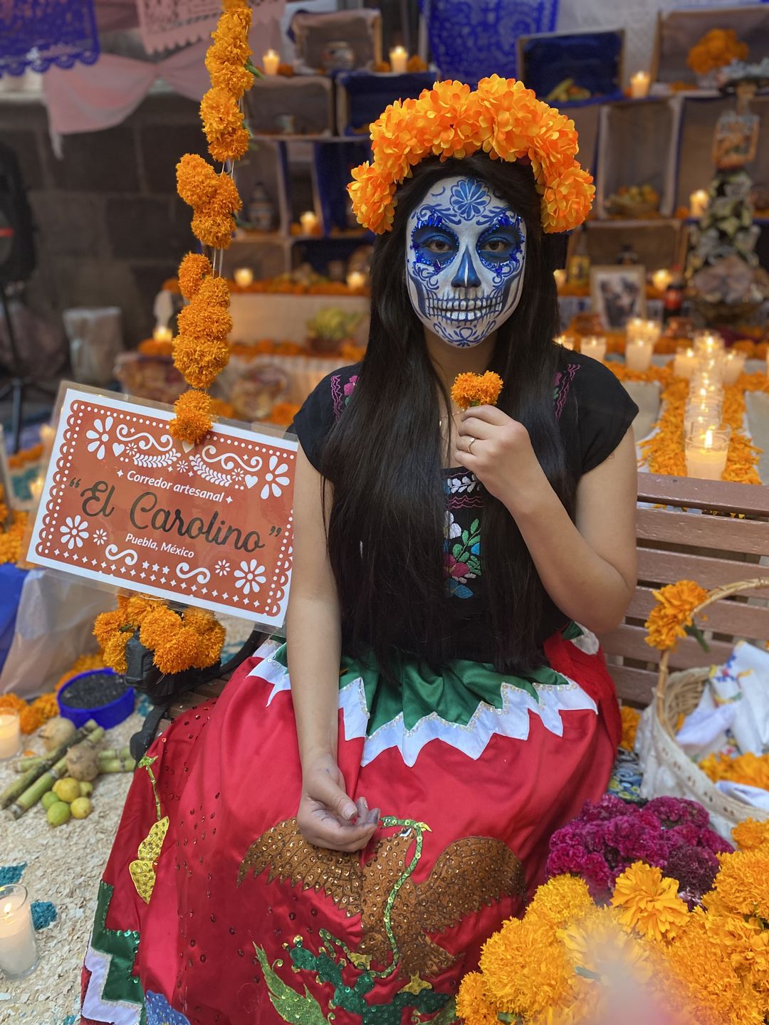 Przebrani turyści na ulicach Oaxaca