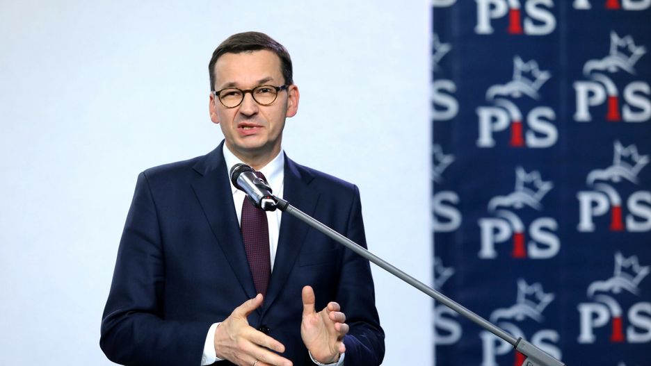 Og?oszenie sk?adu rz?du
Fot. Piotr Molecki/East News. Warszawa, 08.11.2019. Konferencja prasowa po posiedzeniu Komitetu Politycznego PiS
N/z: premier Mateusz Morawiecki
Piotr Molecki