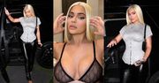 22-letnia Kylie Jenner w szarej bluzce z gorsetem za 5 tysięcy złotych prezentuje światu nowy kolor włosów (ZDJĘCIA)