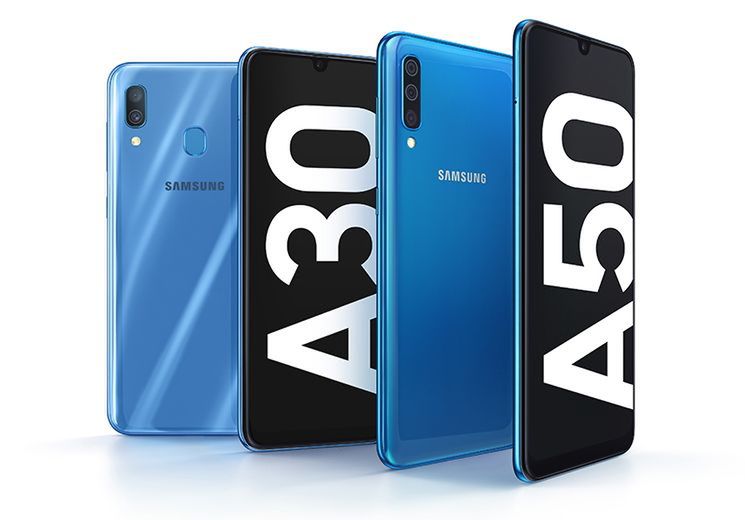 Samsung Galaxy A50 i Galaxy A30 oficjalnie. Infinity-U, pojemne baterie i szerokokątne aparaty