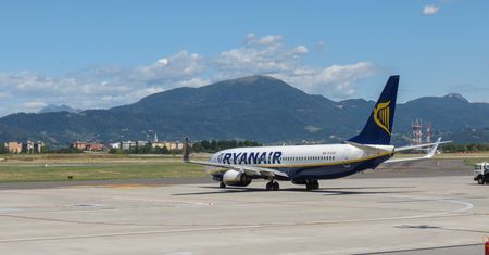 Ryanair miał startować. Nagle pojawił się ogień