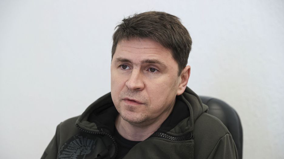 Ukrainian negotiator and presidential adviser Mykhailo PodolyakKYIV, UKRAINE - APRIL 19: Ukrainian negotiator and presidential adviser Mykhailo Podolyak makes statements on the latest developments in the war during an exclusive interview with Anadolu Agency in Kyiv, Ukraine on April 19, 2022. (Photo by Metin Aktas/Anadolu Agency via Getty Images)Anadolu Agencymykhailo podolyak, ukrainian negotiator and presidential adviser