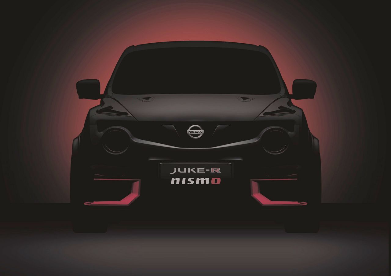 Rysunek zapowiadający Nissana Juke-R Nismo
