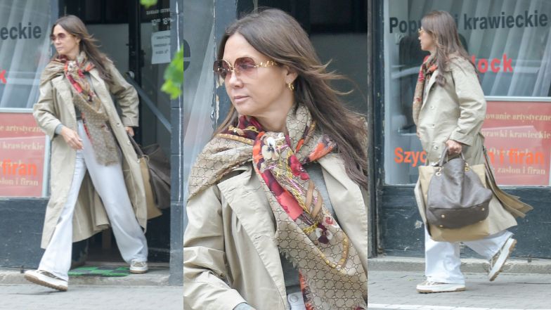 Kinga Rusin wróciła do Polski. Przyłapali ją paparazzi