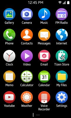 Tizen OS 2.3 na zrzutach ekranu i wideo 32