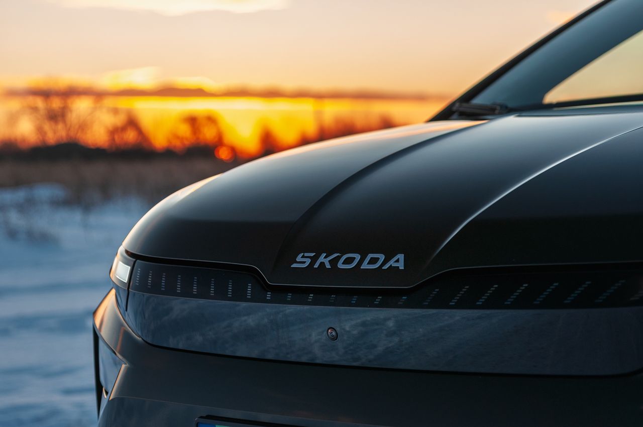 Skoda Enyaq 85 (2025) zimą