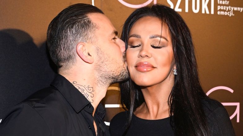 Świąteczna sesja Sylwii Bomby i Grzegorza Collinsa