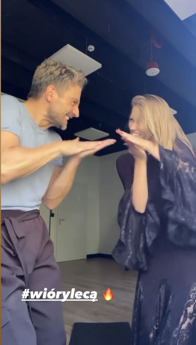 Agnieszka Kaczorowska i Marcin Rogacewicz trenują do TzG