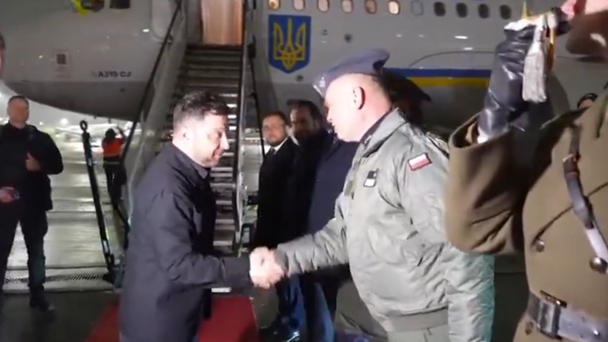 Wołodymyr Zełenski już w Polsce