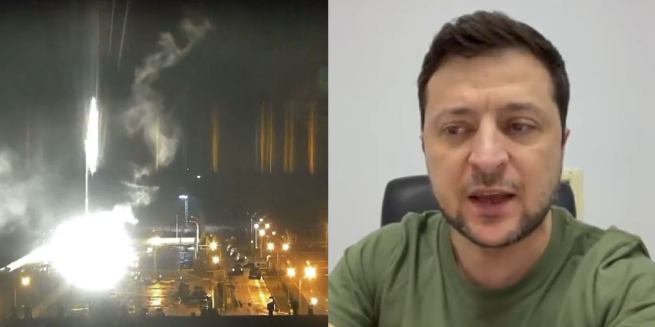 Inwazja na Ukrainę. Rosjanie ostrzelali elektrownię atomową. "To terror nuklearny"