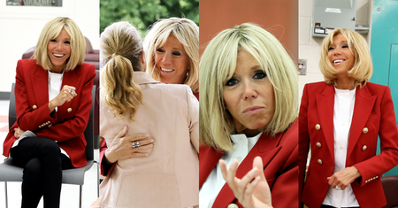 Miny Brigitte Macron na spotkaniu z żoną Justina Trudeau (ZDJĘCIA)
