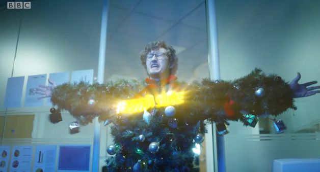 BBC One ze spotem świątecznym