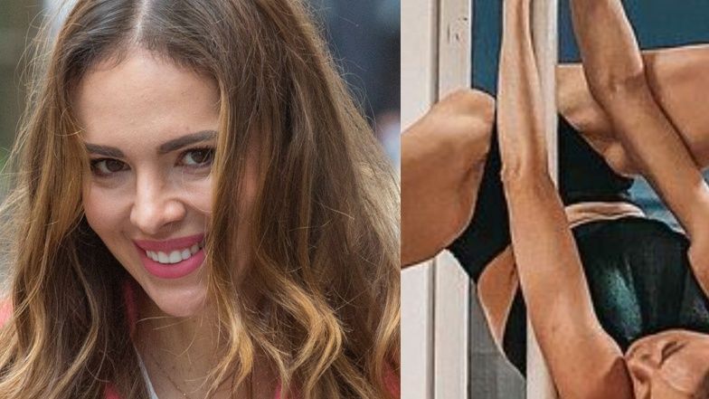 Anna Wendzikowska wygina się na rurze