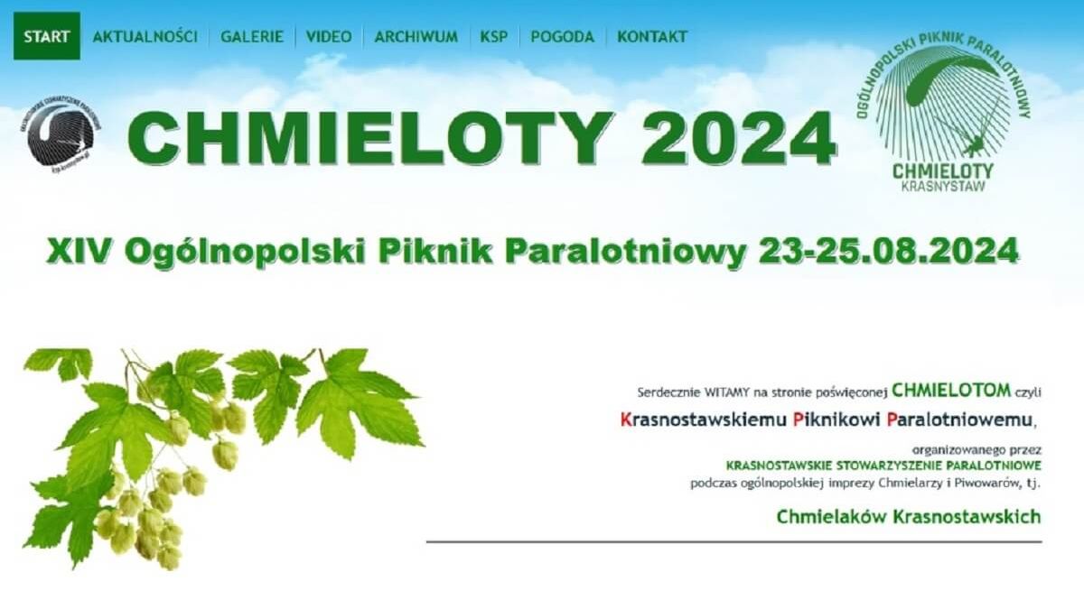 Chmieloty - piknik paralotniarski