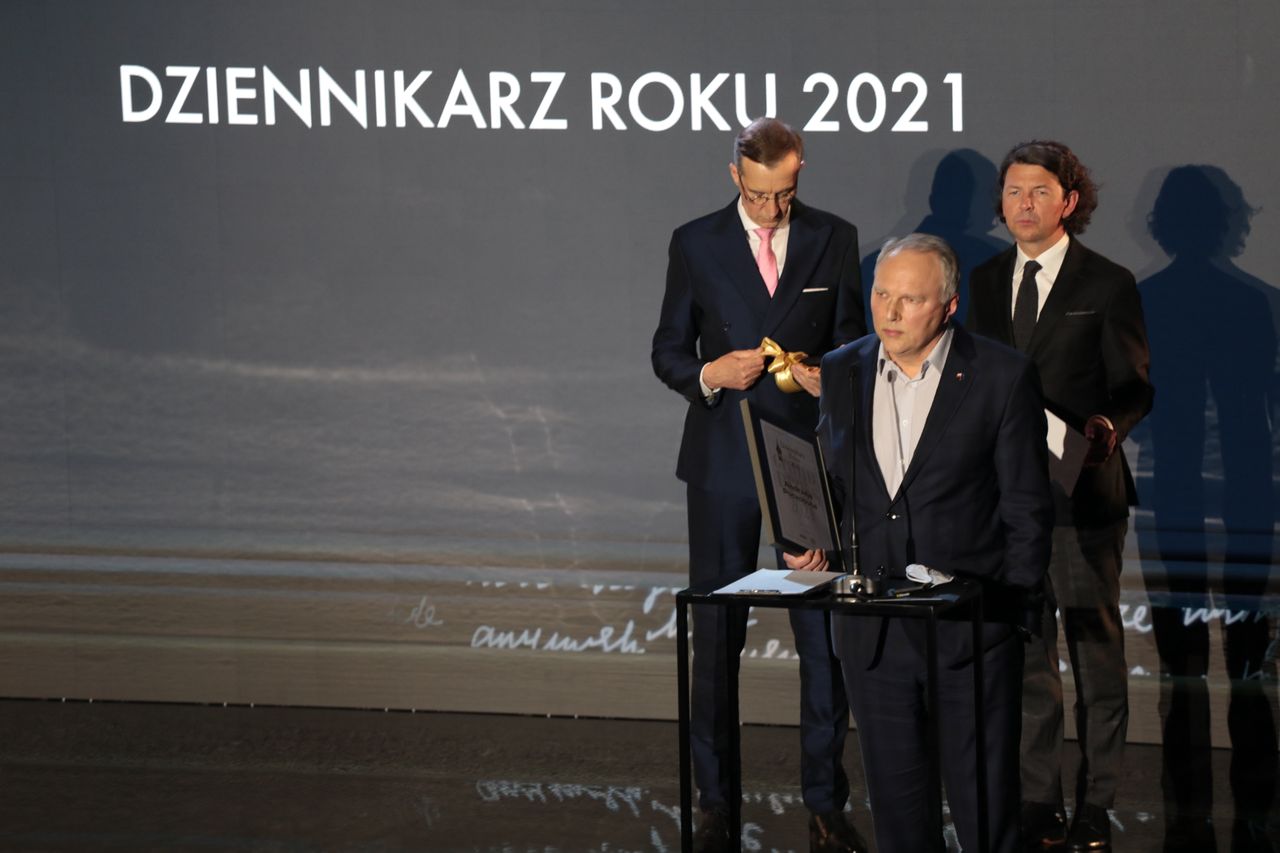 Grand Press 2021. Andrzej Poczobut "Dziennikarzem Roku"