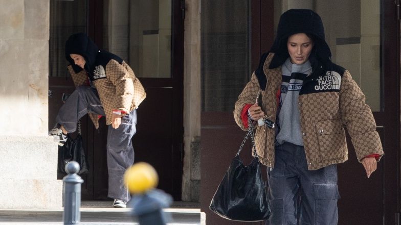 Marina Łuczenko w centrum Warszawy