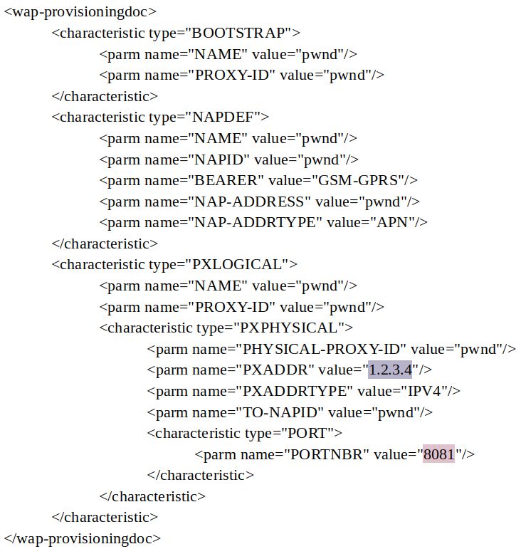 XML podmieniający adres proxy i numer portu (fot. Check Point)