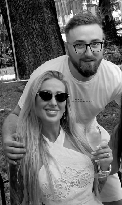 Sylwia Peretti z synem