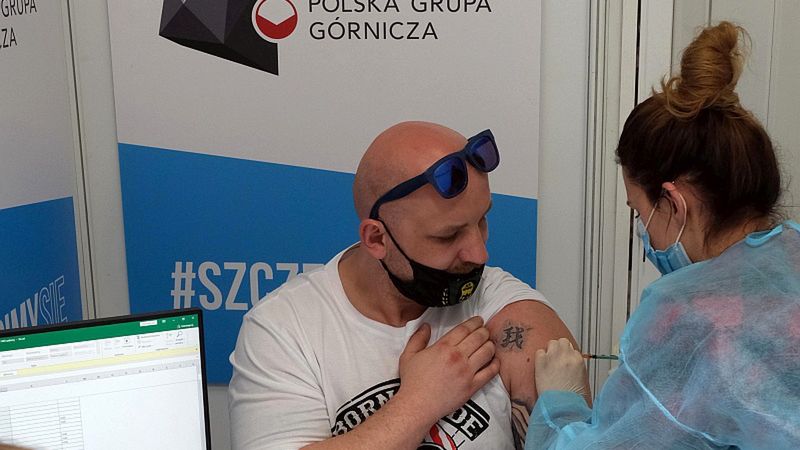 Do szczepień w zakładach PGG zgłosiło się ponad 7 tys. osób
