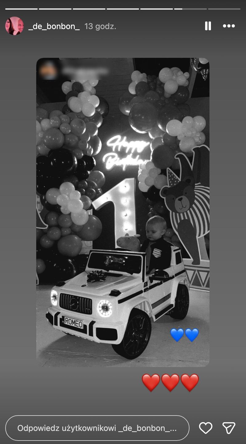 Marcin Hakiel i Dominika wyprawili urodziny syna