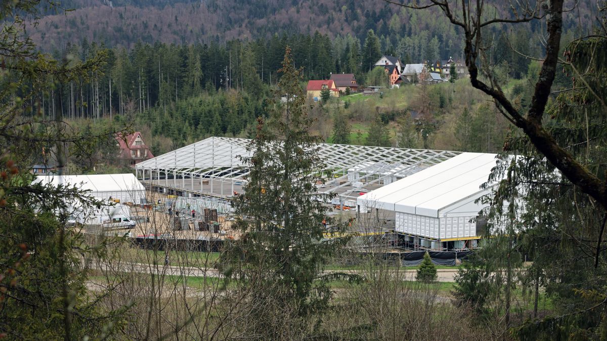 namiot Rossman/ Zakopane. Polana Sywarne . 