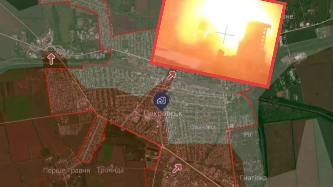 Trwają walki w centrum Pokrowska