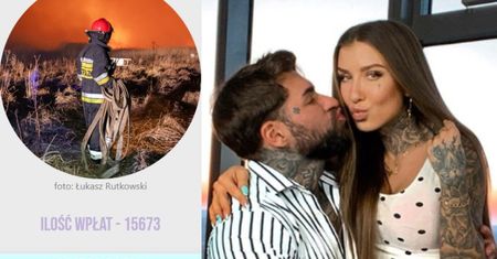 Deynn i Majewski zebrali już 200 TYSIĘCY ZŁOTYCH na walkę z pożarem w Biebrzańskim Parku Narodowym
