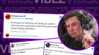 Twitter zapomniał chronić prawa autorskie. Ludzie wrzucają całe filmy