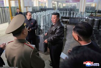 Kim Dzong Un w fabryce pocisków. Pracownicy usłyszeli wezwanie