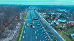 S7: Trasa od Grębałowa do Nowej Huty rusza już w poniedziałek