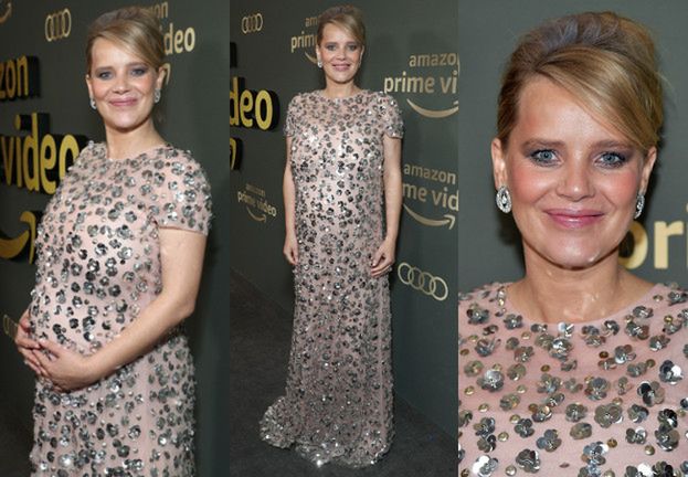 Piękna Joanna Kulig błyszczy w sukience Caroliny Herrery na afterparty po Złotych Globach (FOTO)