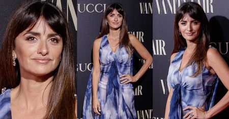 Penelope Cruz w nowej fryzurze i drogiej sukience Chanel