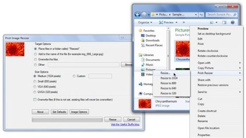 Dostosuj rozmiar okna za pomocą Prish Image Resizer 1