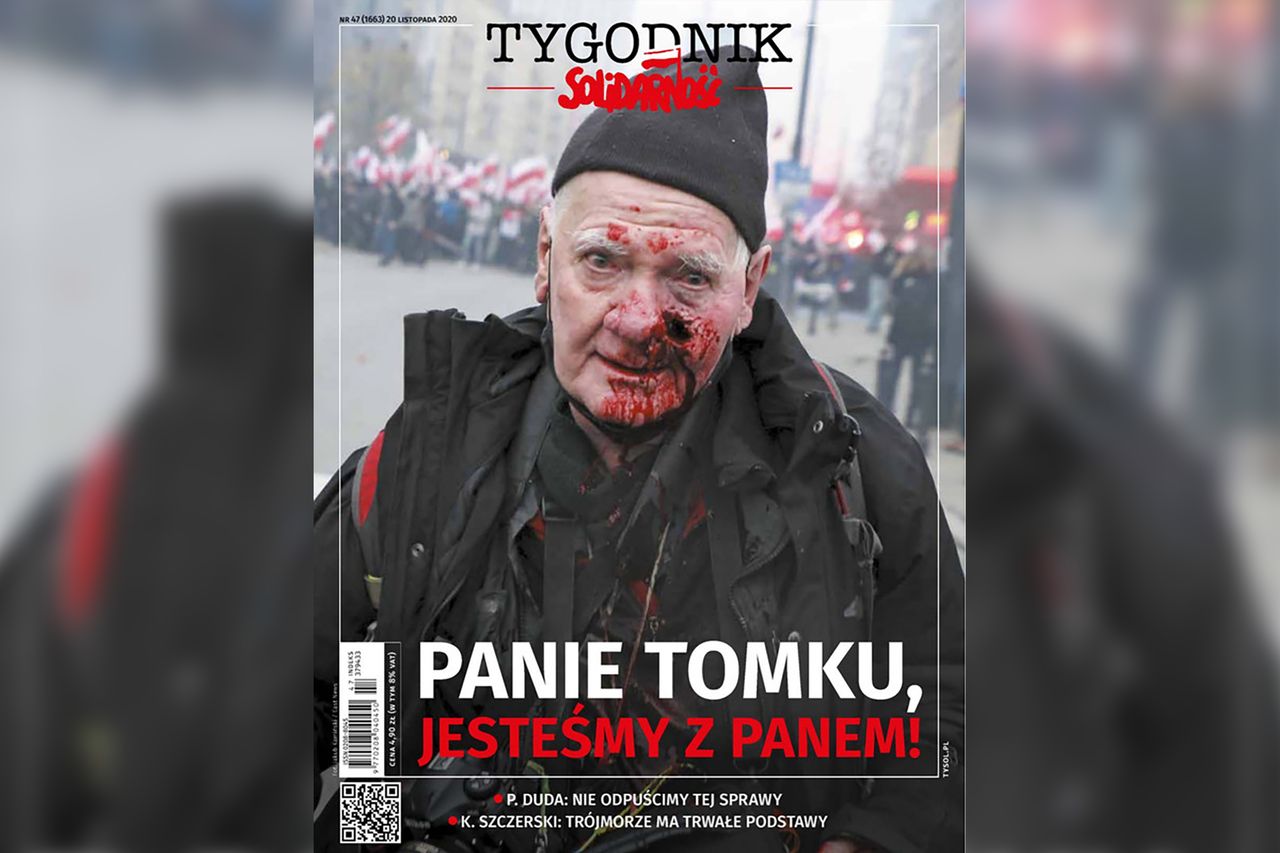 Okładka "Tygodnika Solidarność", numer 47/2020