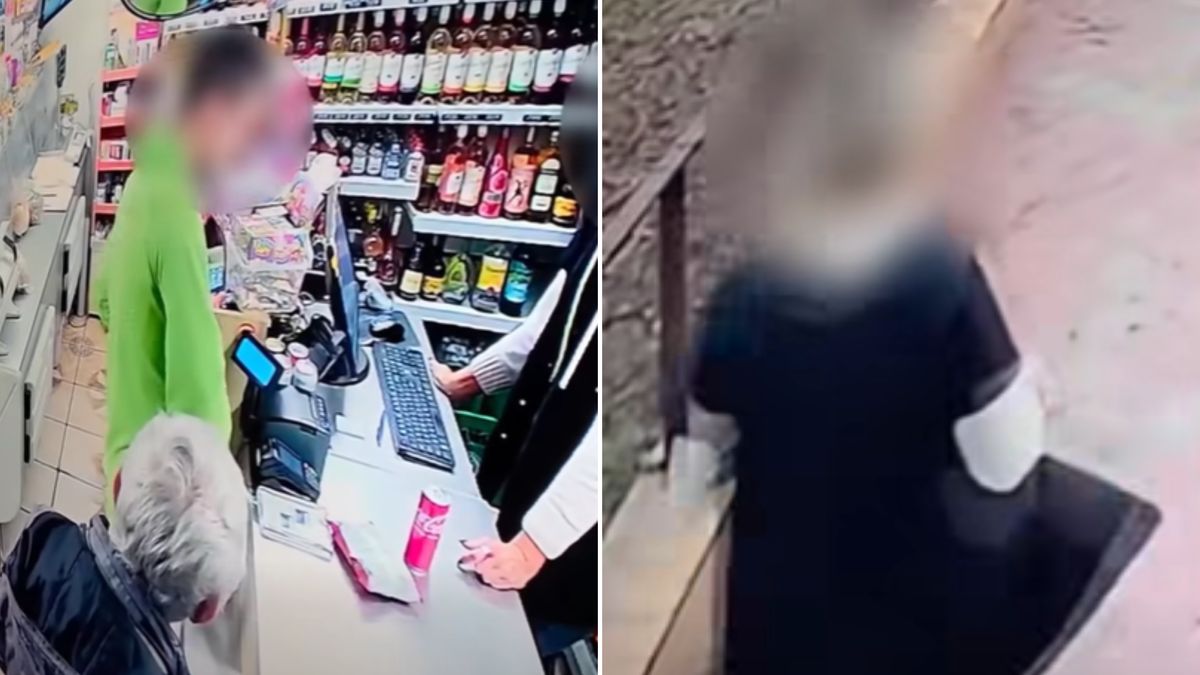 Próbował dokonać kradzieży. 