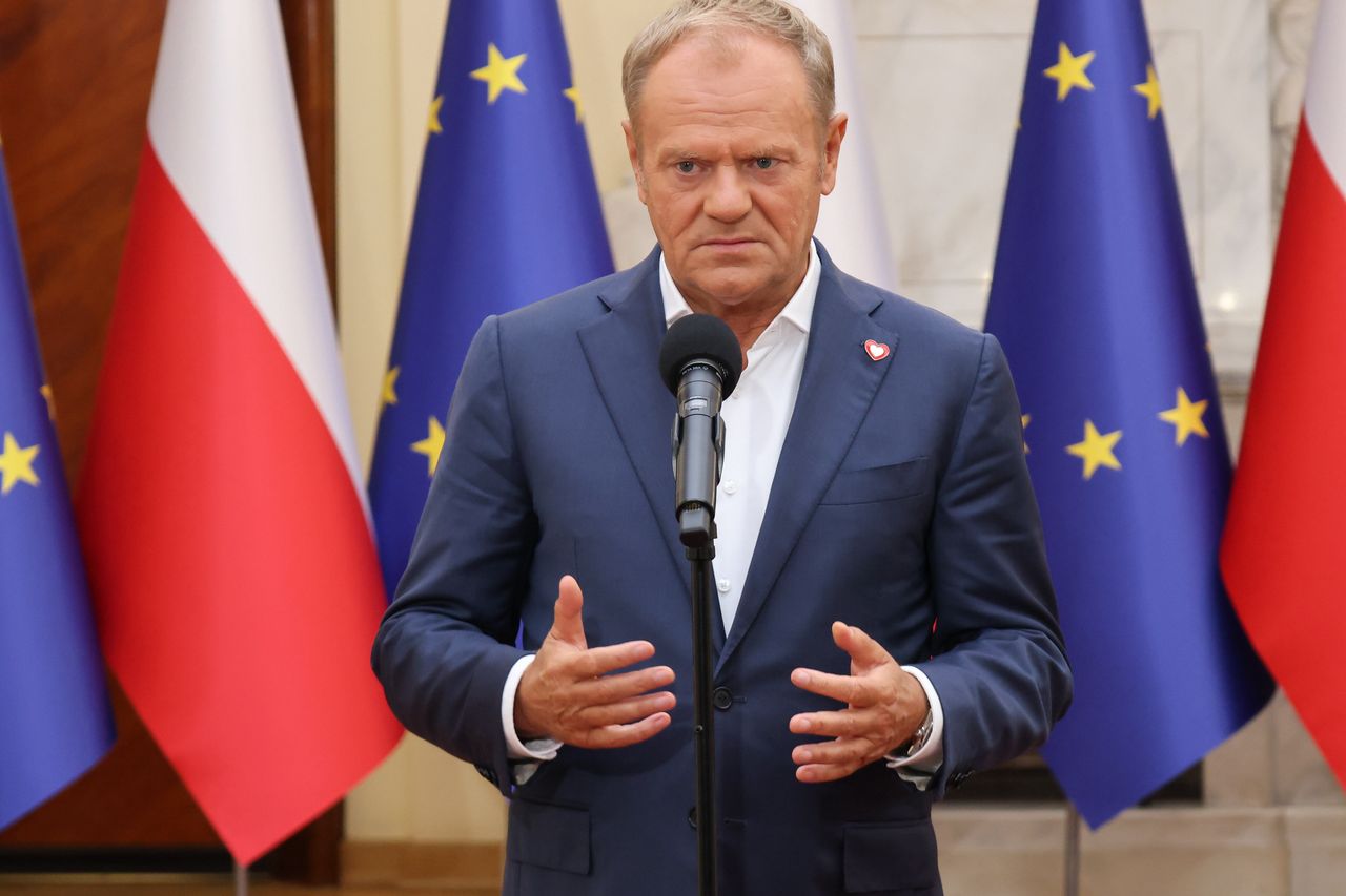 Tusk reaguje na słowa Trumpa ws. dronów. "Atak nie był pomyłką i my to wiemy"
