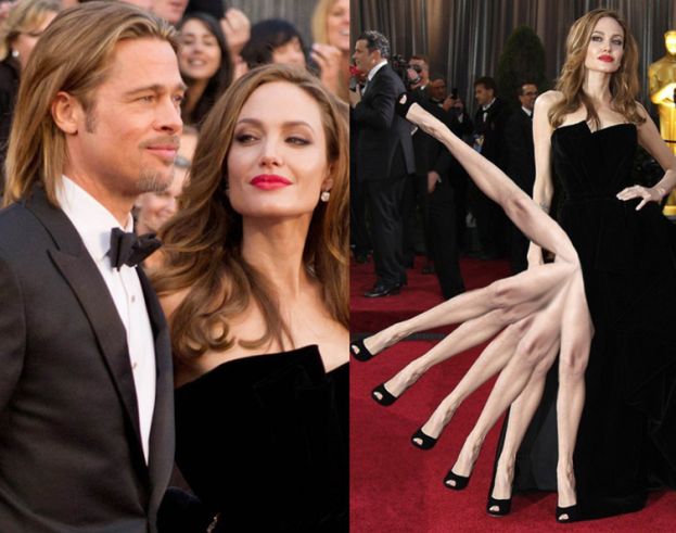 "Angelina nie interesowała się swoją nogą"