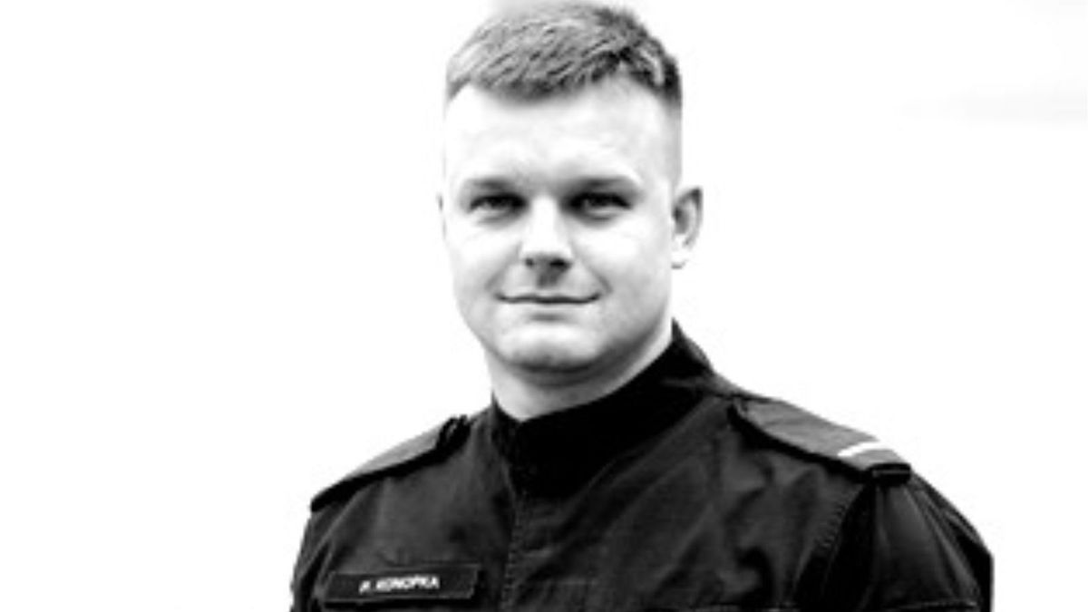 Nie żyje mł. asp. Paweł Konopka