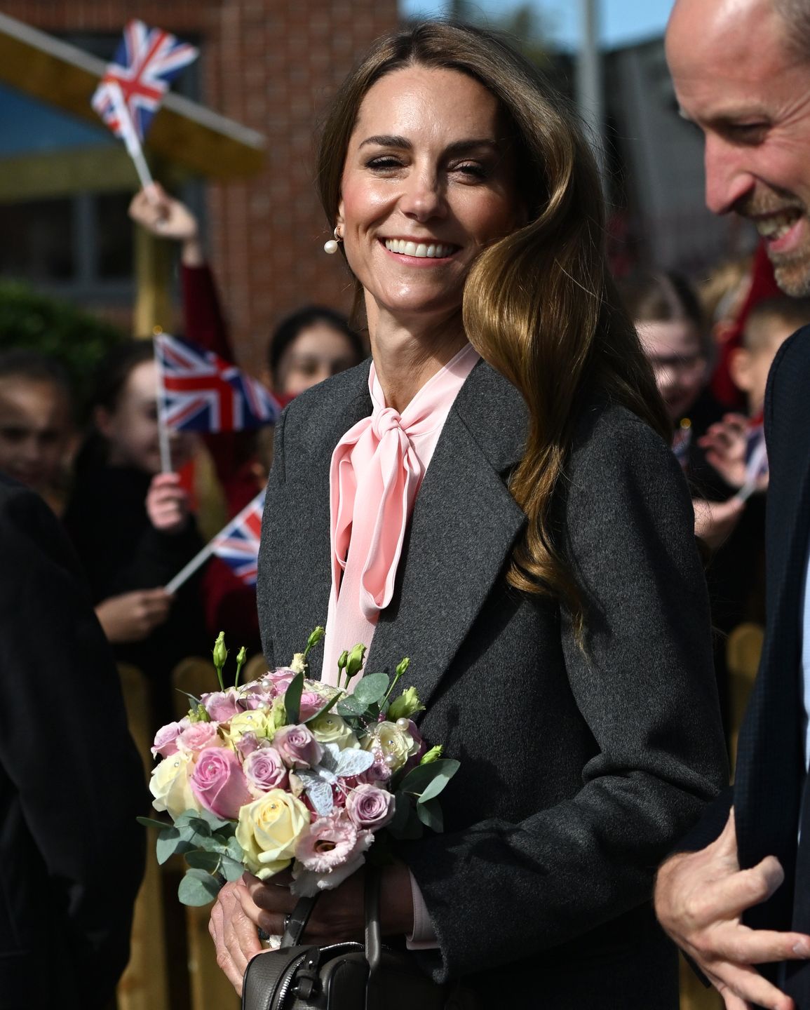 Kate Middleton i książę William odwiedzili szkołę w Southport
