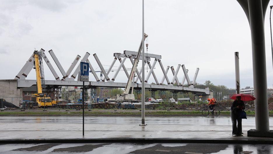 Budowa wiaduktów w Katowicach