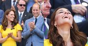 Roześmiani Kate i William na Wimbledonie (ZDJĘCIA)