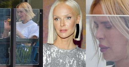 Magdalena Mielcarz i jej NABRZMIAŁE USTA relaksują się w warszawskiej knajpce (ZDJĘCIA)