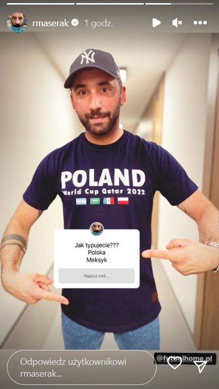 Mecz Meksyk-Polska. Gwiazdy kibicują: Rafał Maserak
