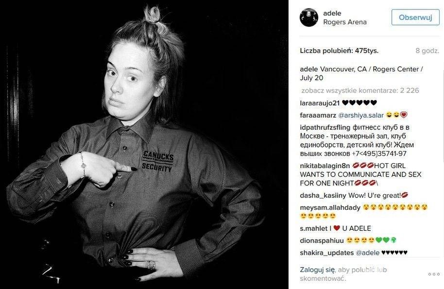 Adele bez makijażu